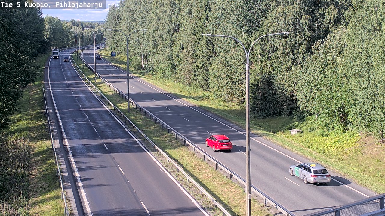 Kelikamerat Kuva Tie 5 Kuopio, Pihlajaharju, Kuopio, Pohjois-Savo