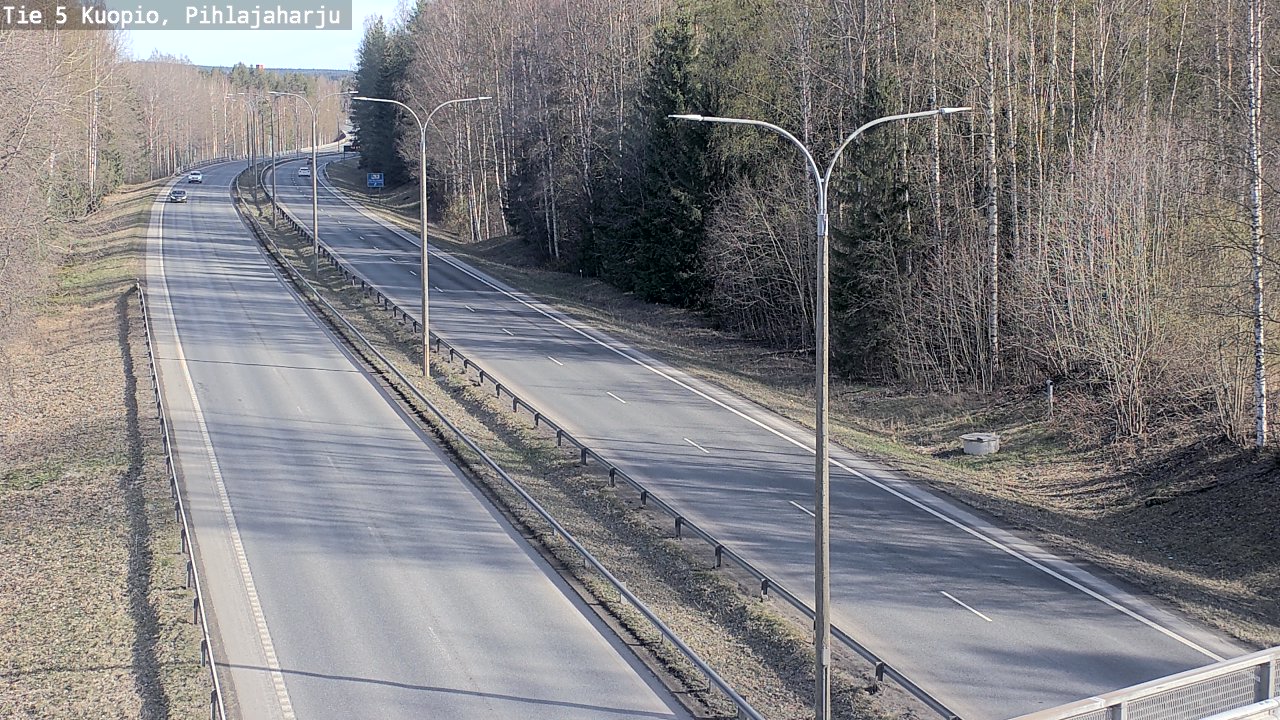 Kelikamerat Kuva Tie 5 Kuopio, Pihlajaharju, Kuopio, Pohjois-Savo