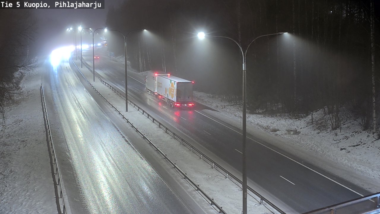 Weather Camera Image Road 5 Kuopio, Pihlajaharju, Kuopio, Pohjois-Savo