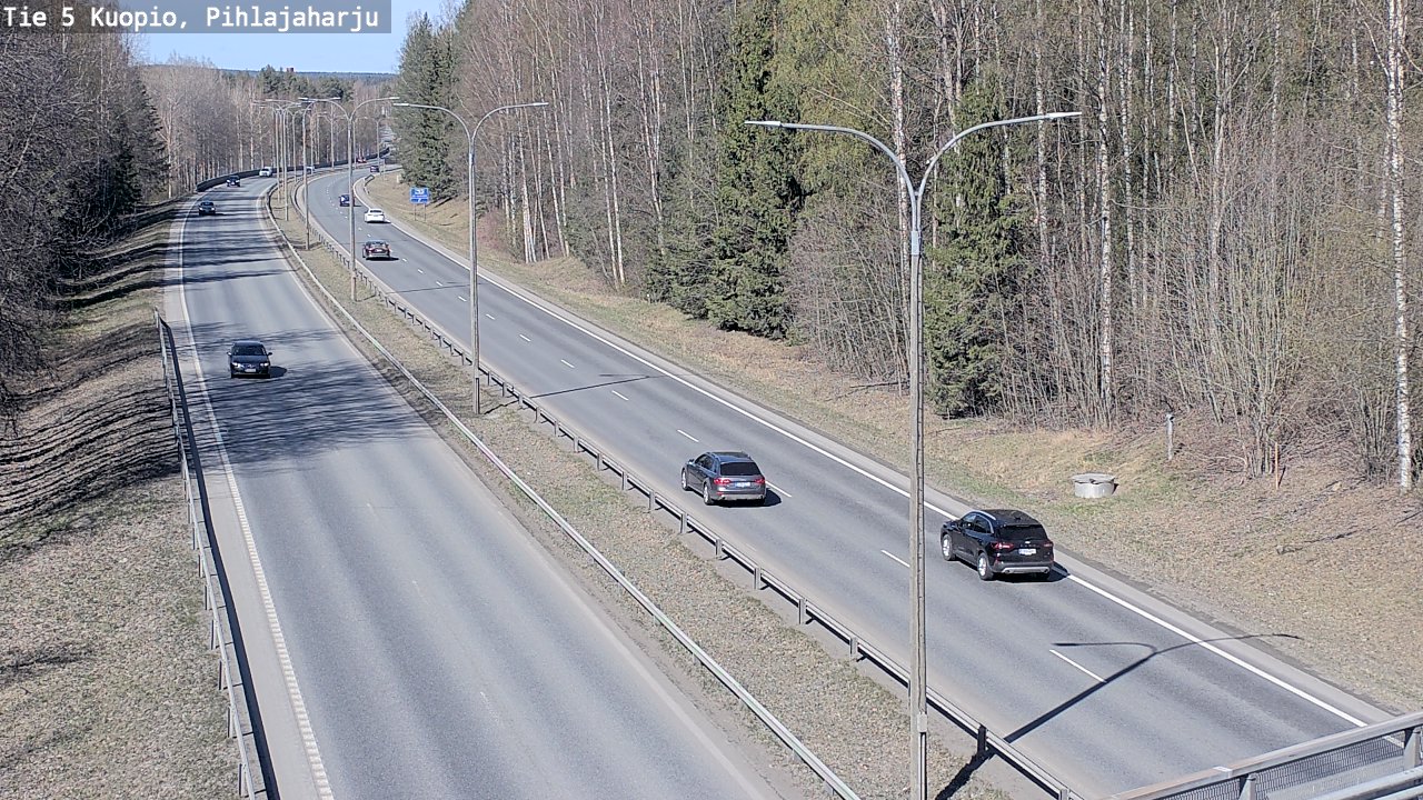 Kelikamerat Kuva Tie 5 Kuopio, Pihlajaharju, Kuopio, Pohjois-Savo
