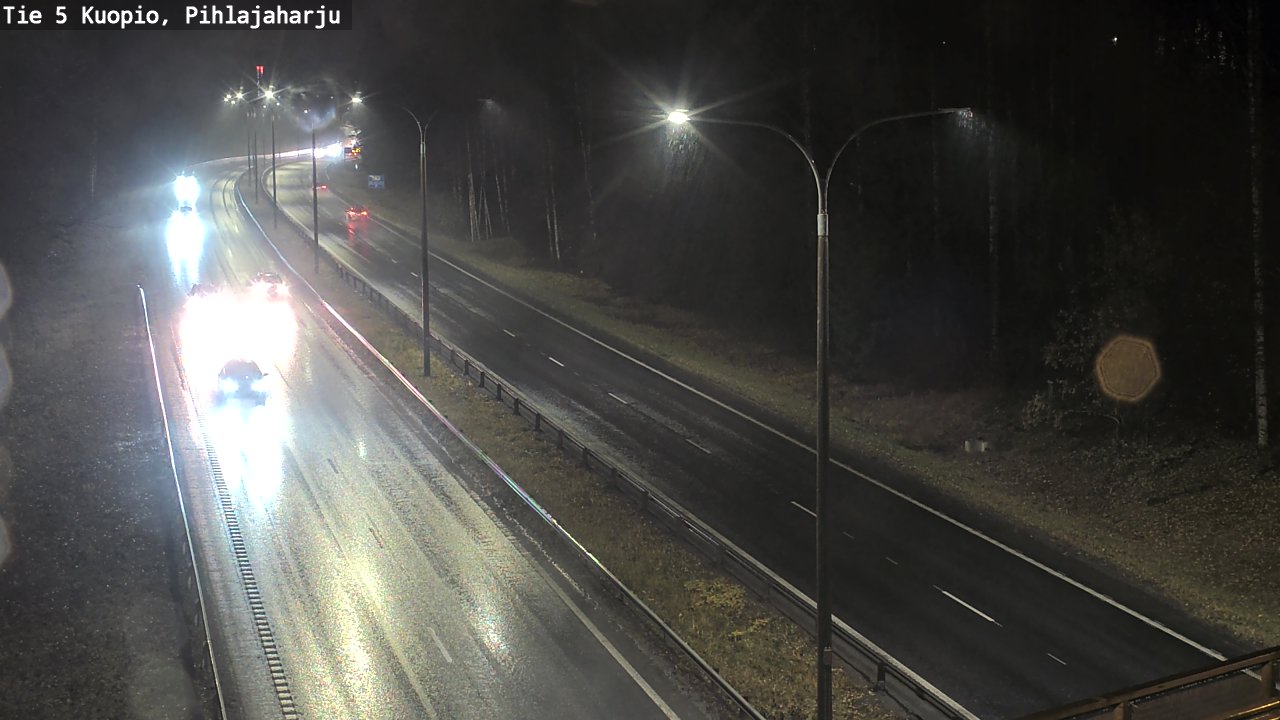 Weather Camera Image Väg 5 Kuopio, Pihlajaharju, Kuopio, Pohjois-Savo