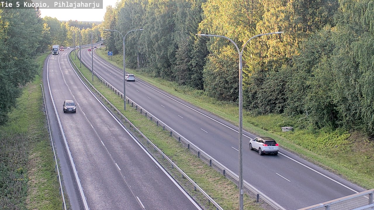 Kelikamerat Kuva Tie 5 Kuopio, Pihlajaharju, Kuopio, Pohjois-Savo