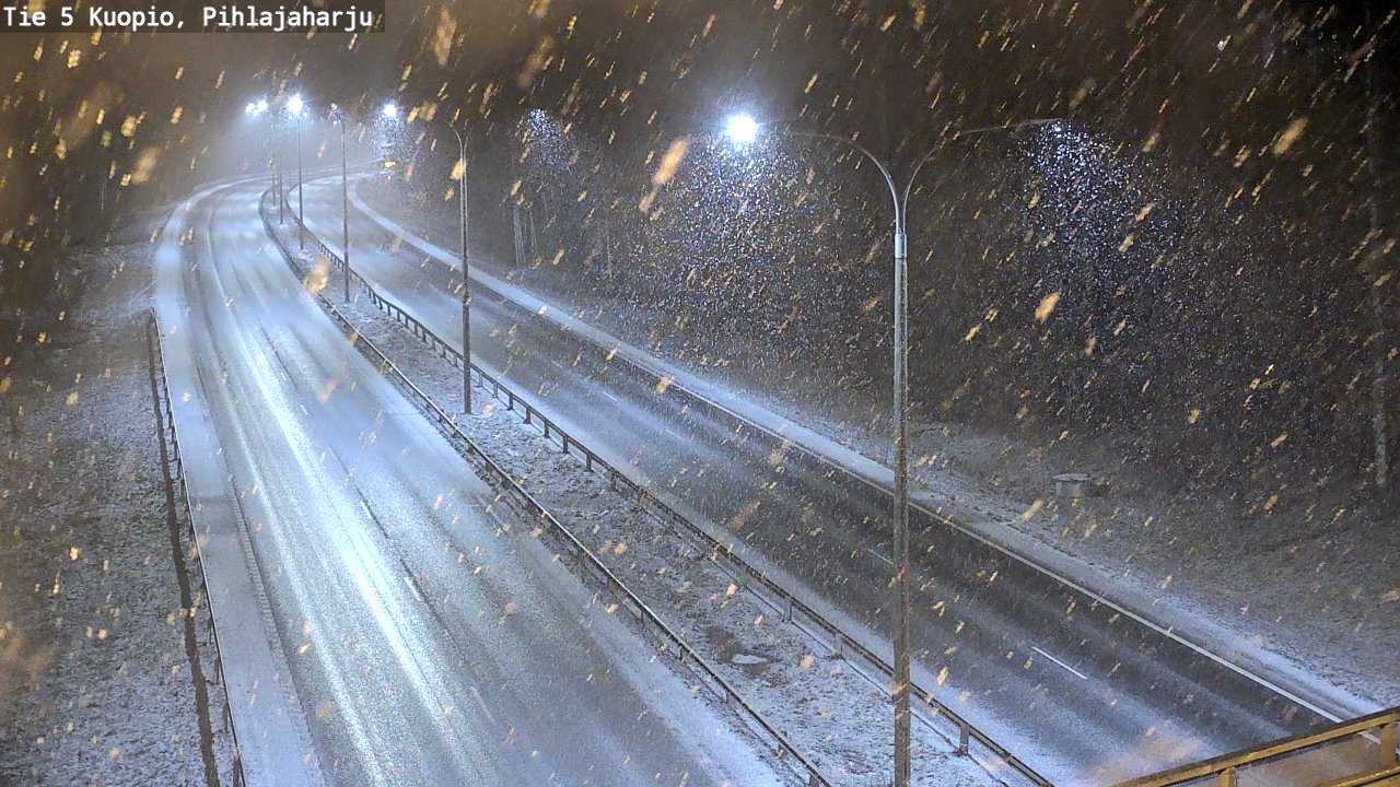 Kelikamerat Kuva Tie 5 Kuopio, Pihlajaharju, Kuopio, Pohjois-Savo