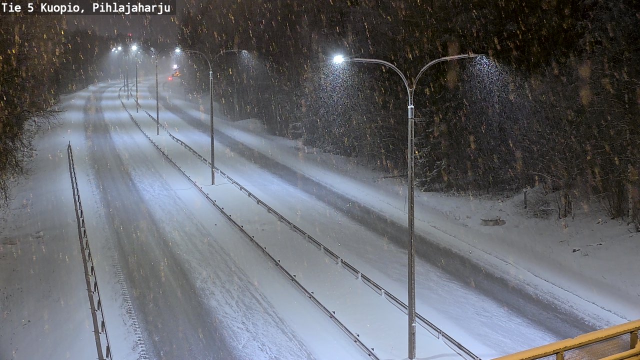 Kelikamerat Kuva Tie 5 Kuopio, Pihlajaharju, Kuopio, Pohjois-Savo