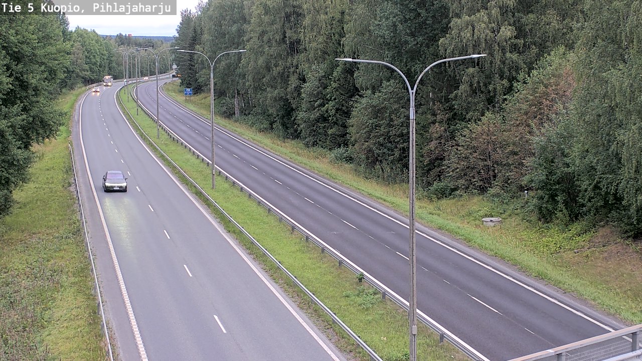 Kelikamerat Kuva Tie 5 Kuopio, Pihlajaharju, Kuopio, Pohjois-Savo