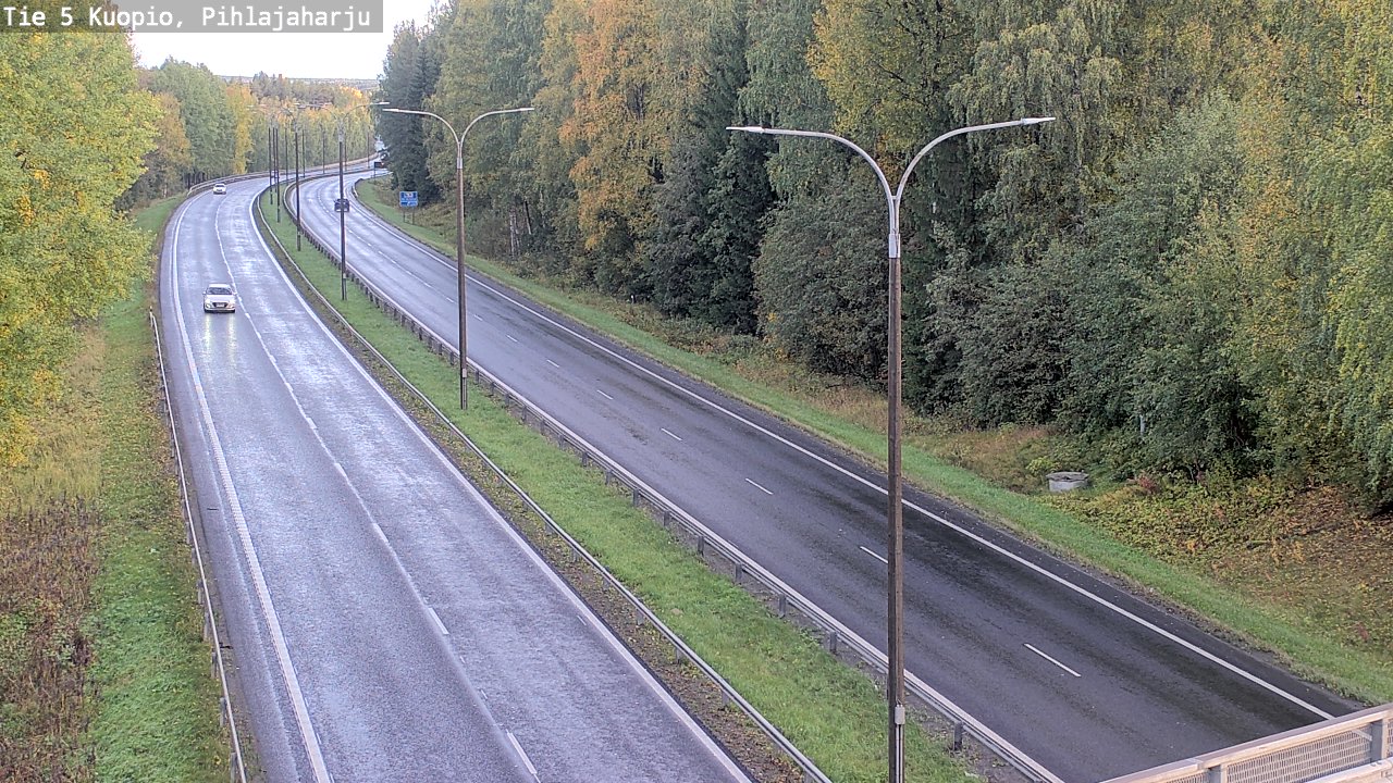 Kelikamerat Kuva Tie 5 Kuopio, Pihlajaharju, Kuopio, Pohjois-Savo