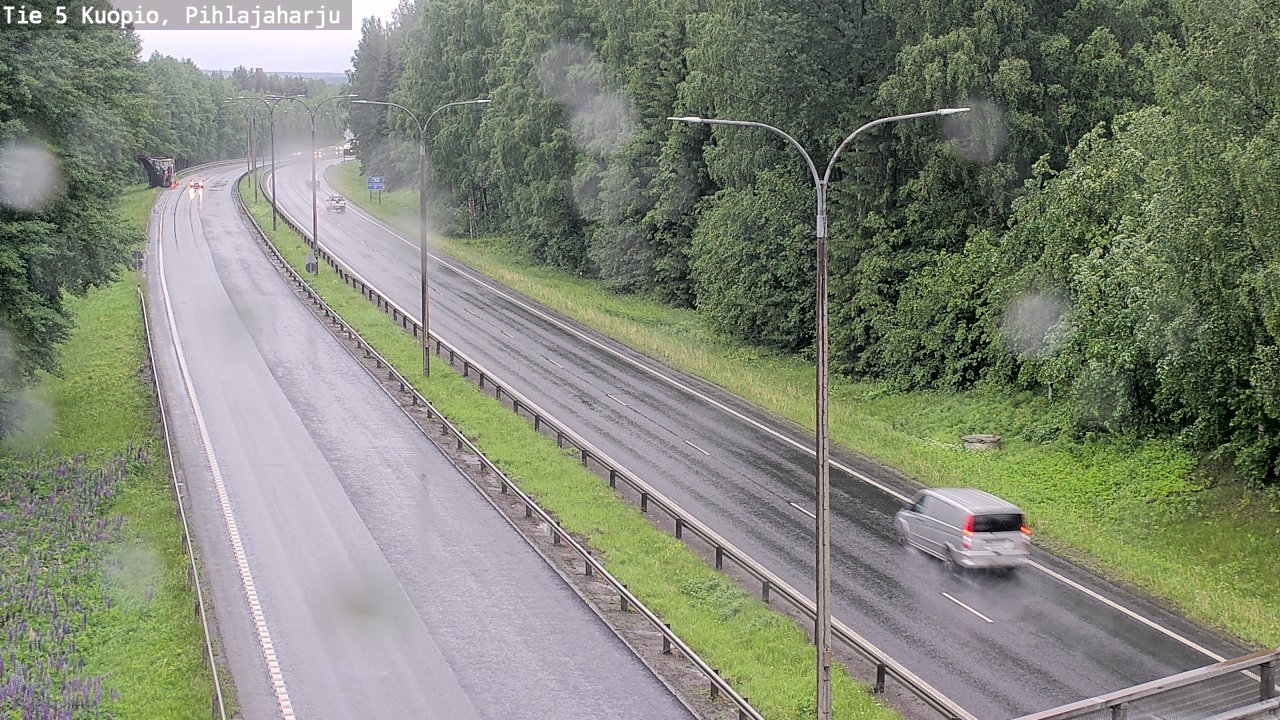 Kelikamerat Kuva Tie 5 Kuopio, Pihlajaharju, Kuopio, Pohjois-Savo