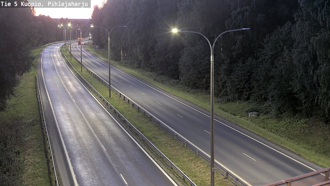Kelikamerat Kuva Tie 5 Kuopio, Pihlajaharju, Kuopio, Pohjois-Savo