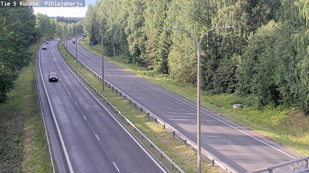 Kelikamerat Kuva Tie 5 Kuopio, Pihlajaharju, Kuopio, Pohjois-Savo