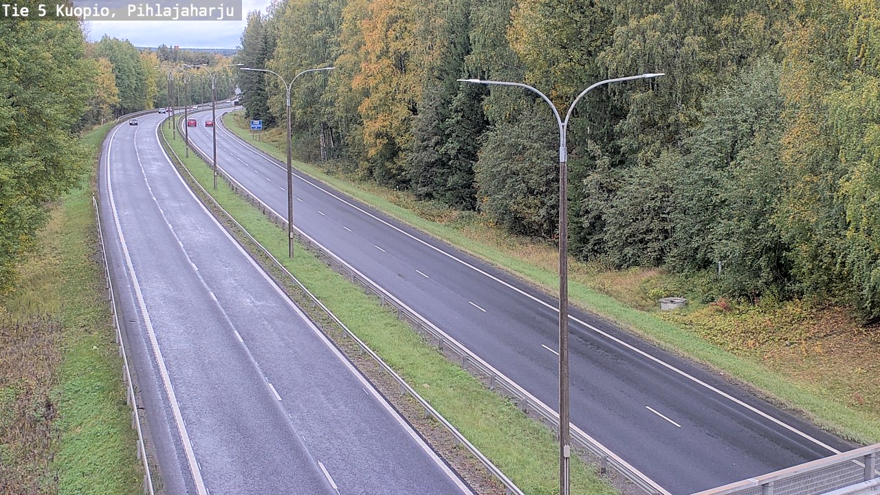 Kelikamerat Kuva Tie 5 Kuopio, Pihlajaharju, Kuopio, Pohjois-Savo