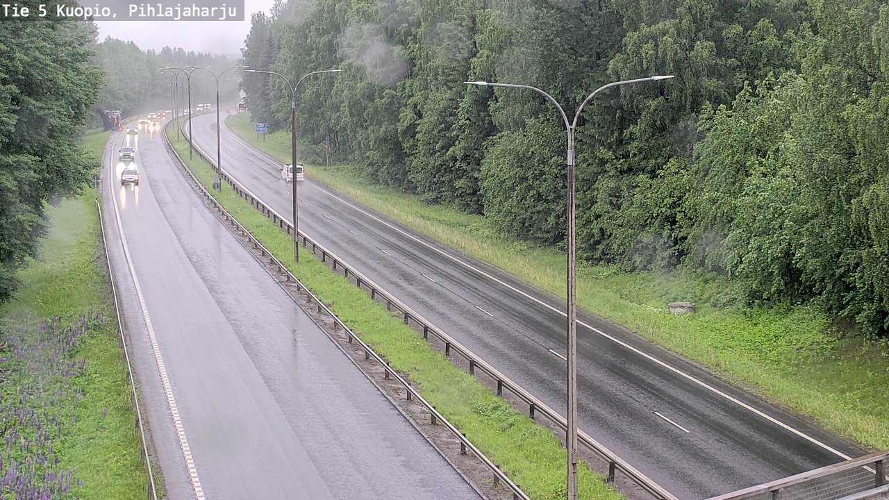 Weather Camera Image Väg 5 Kuopio, Pihlajaharju, Kuopio, Pohjois-Savo