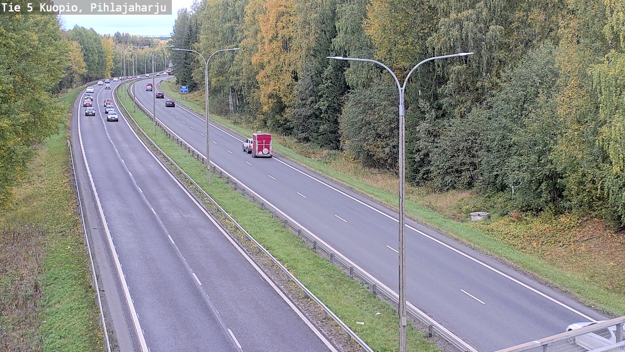 Weather Camera Image Road 5 Kuopio, Pihlajaharju, Kuopio, Pohjois-Savo