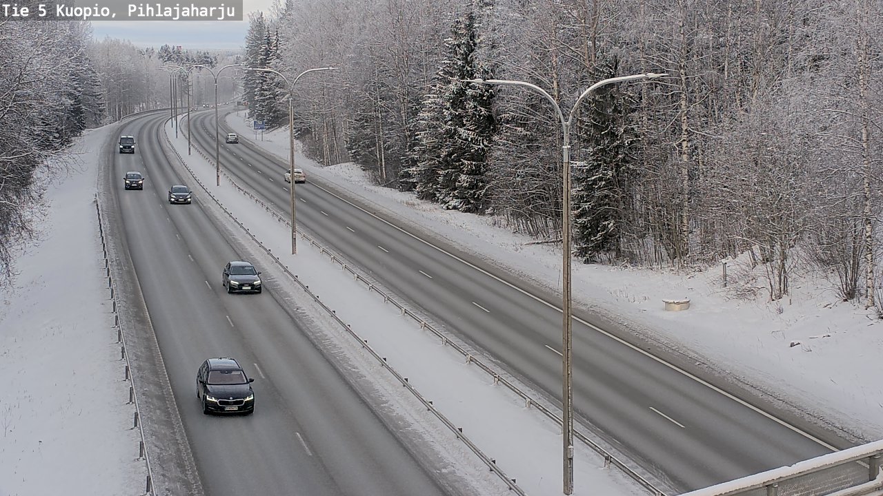 Kelikamerat Kuva Tie 5 Kuopio, Pihlajaharju, Kuopio, Pohjois-Savo