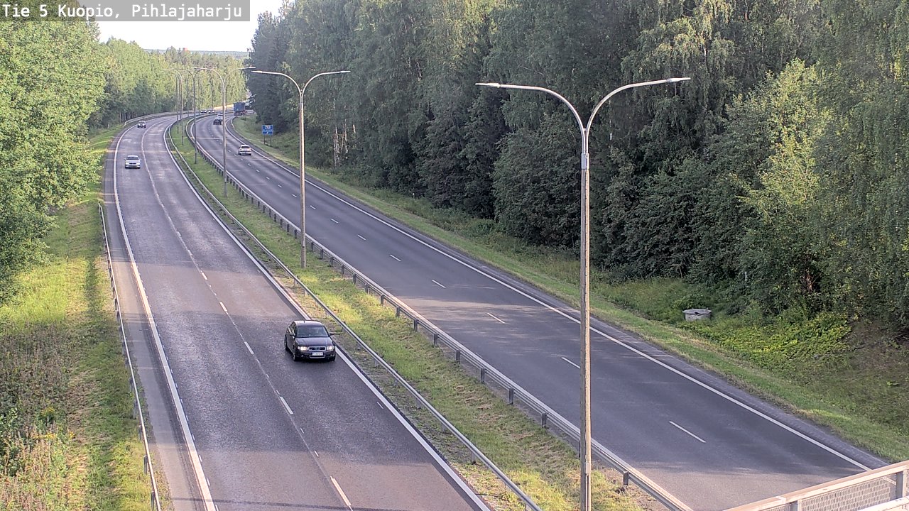 Weather Camera Image Väg 5 Kuopio, Pihlajaharju, Kuopio, Pohjois-Savo