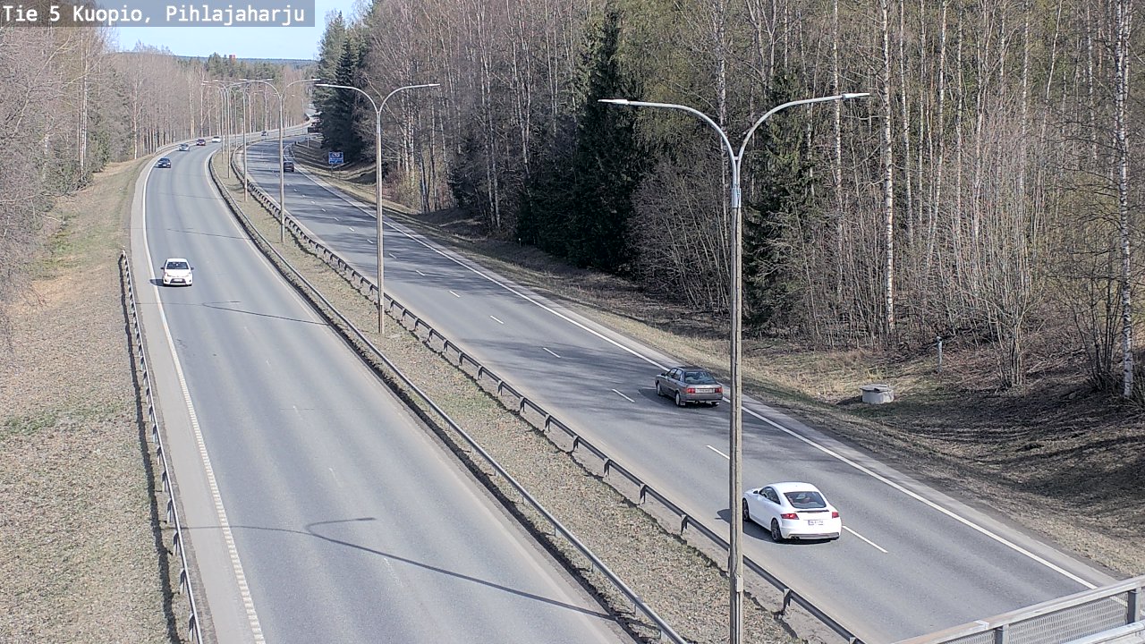 Kelikamerat Kuva Tie 5 Kuopio, Pihlajaharju, Kuopio, Pohjois-Savo