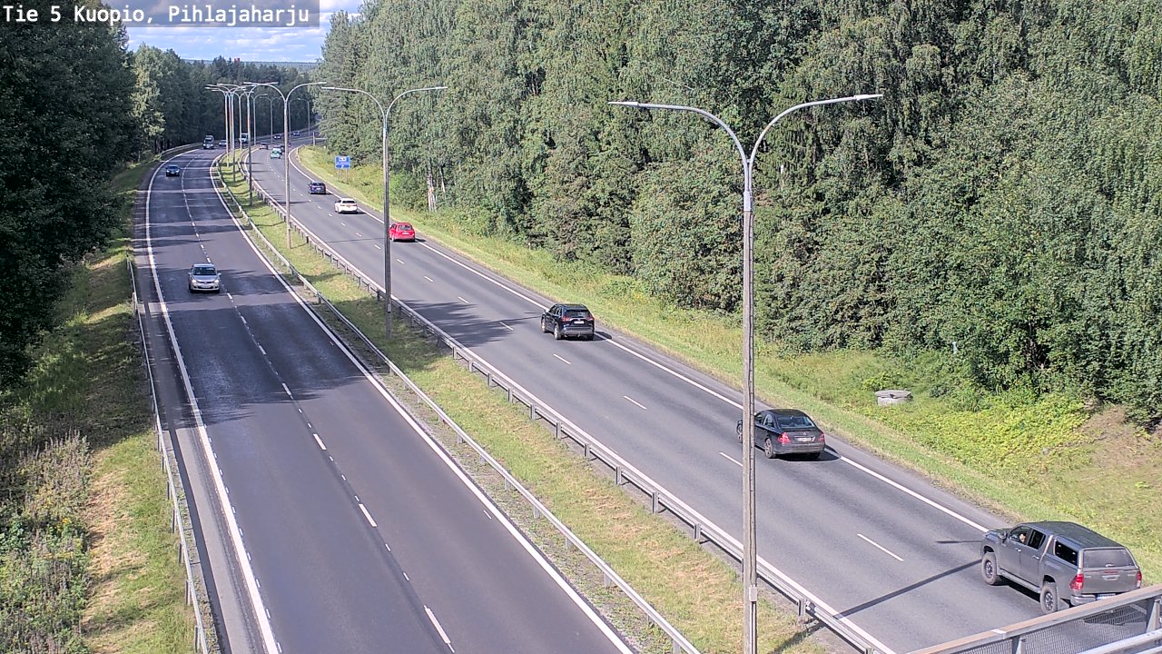 Kelikamerat Kuva Tie 5 Kuopio, Pihlajaharju, Kuopio, Pohjois-Savo