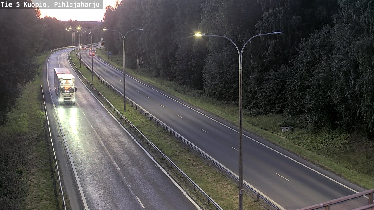 Kelikamerat Kuva Tie 5 Kuopio, Pihlajaharju, Kuopio, Pohjois-Savo