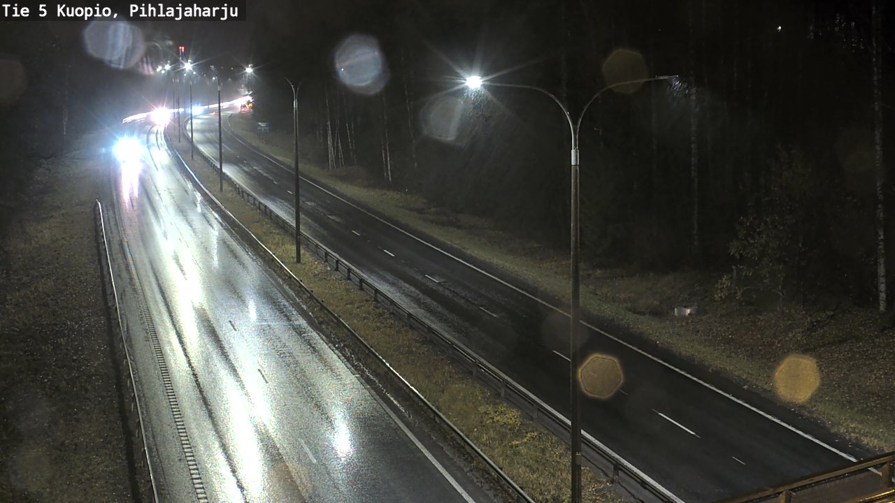Weather Camera Image Väg 5 Kuopio, Pihlajaharju, Kuopio, Pohjois-Savo