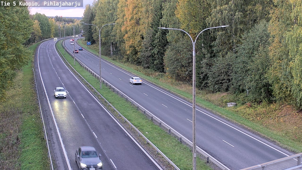 Kelikamerat Kuva Tie 5 Kuopio, Pihlajaharju, Kuopio, Pohjois-Savo