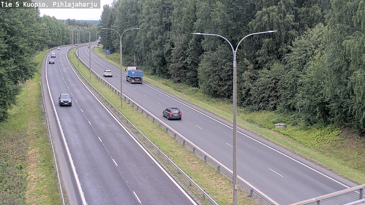 Weather Camera Image Väg 5 Kuopio, Pihlajaharju, Kuopio, Pohjois-Savo