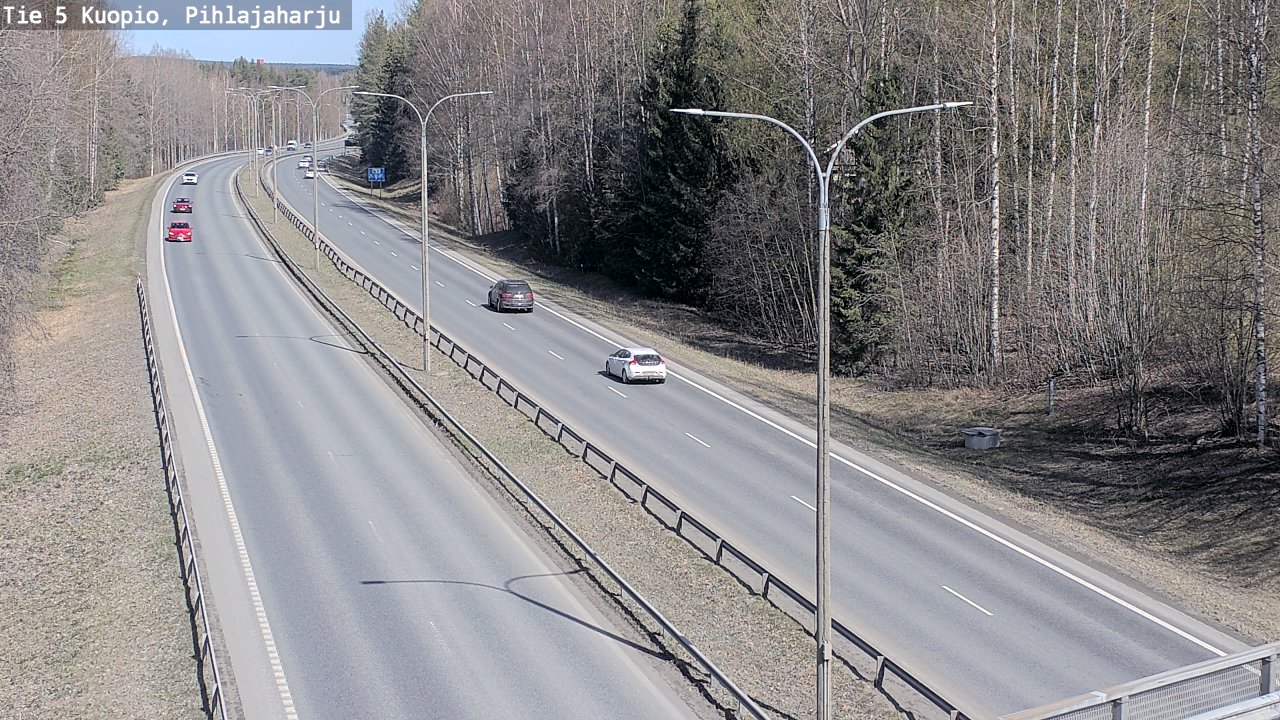 Kelikamerat Kuva Tie 5 Kuopio, Pihlajaharju, Kuopio, Pohjois-Savo