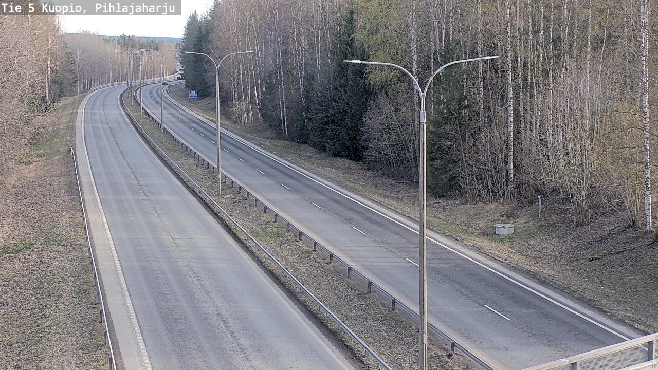 Kelikamerat Kuva Tie 5 Kuopio, Pihlajaharju, Kuopio, Pohjois-Savo