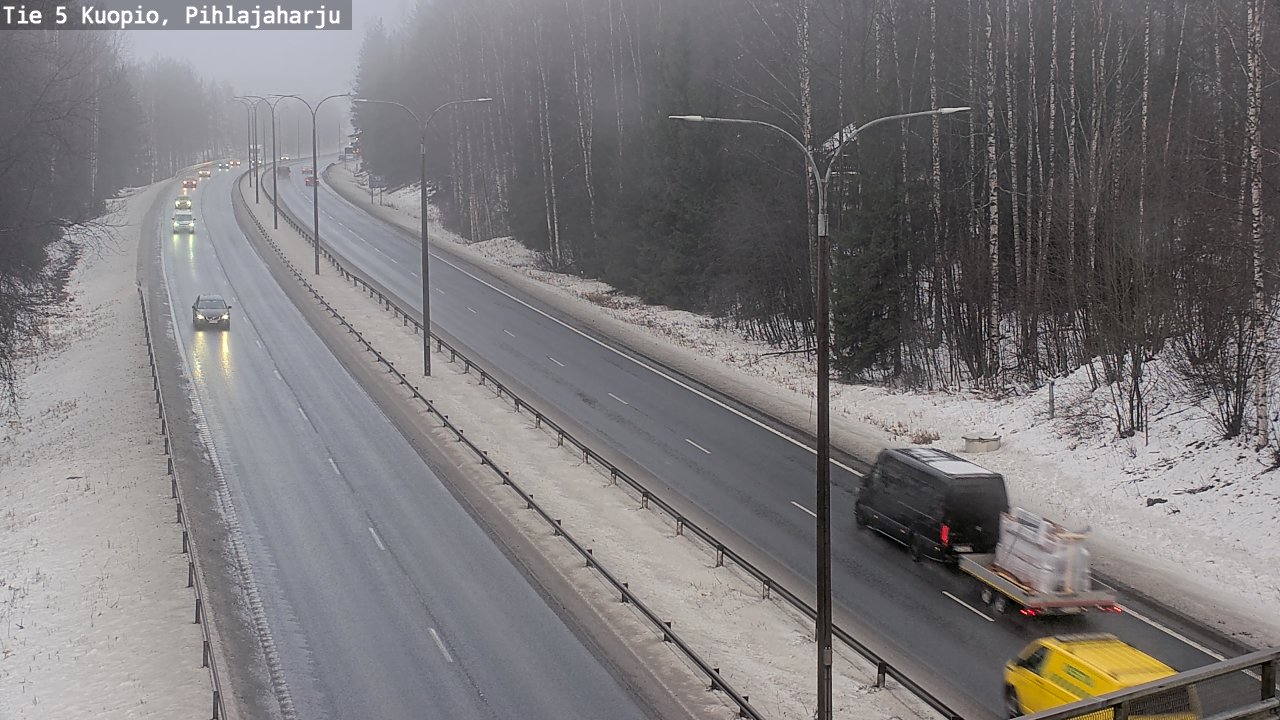 Weather Camera Image Road 5 Kuopio, Pihlajaharju, Kuopio, Pohjois-Savo