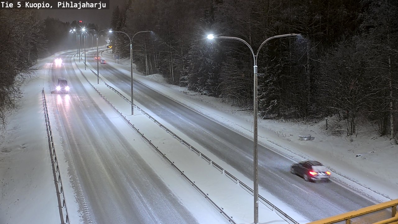 Kelikamerat Kuva Tie 5 Kuopio, Pihlajaharju, Kuopio, Pohjois-Savo
