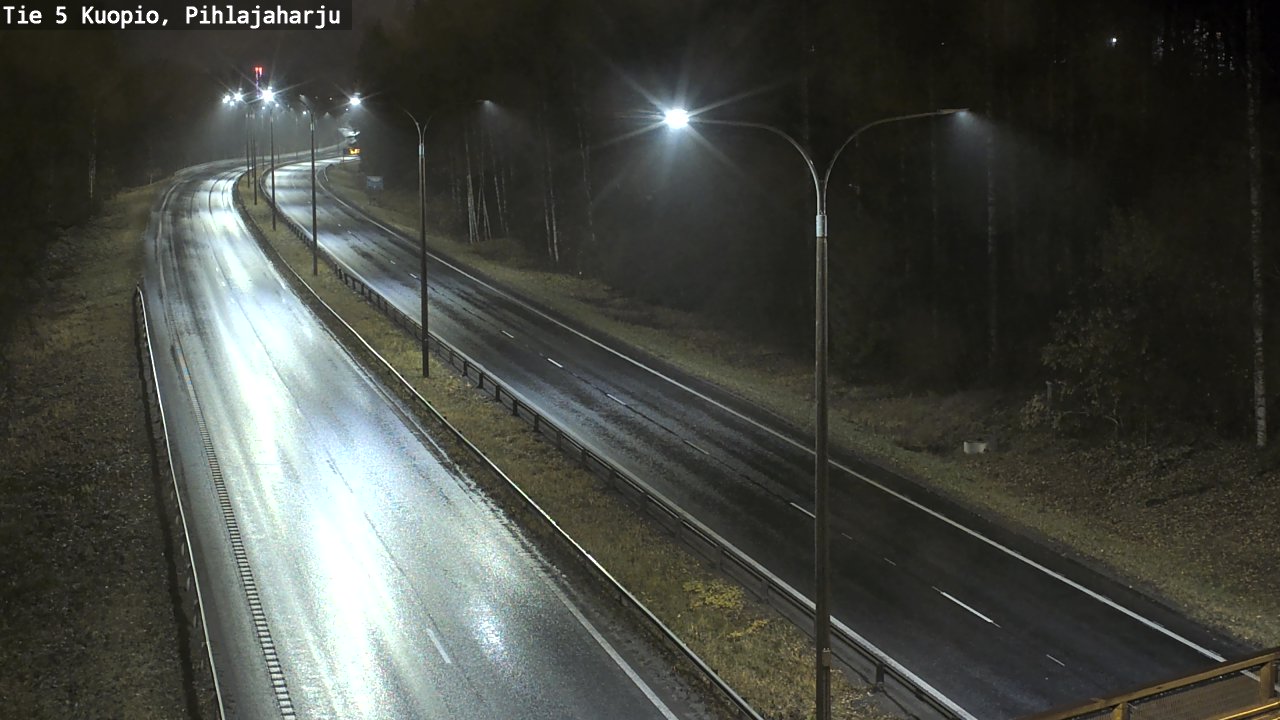 Weather Camera Image Road 5 Kuopio, Pihlajaharju, Kuopio, Pohjois-Savo