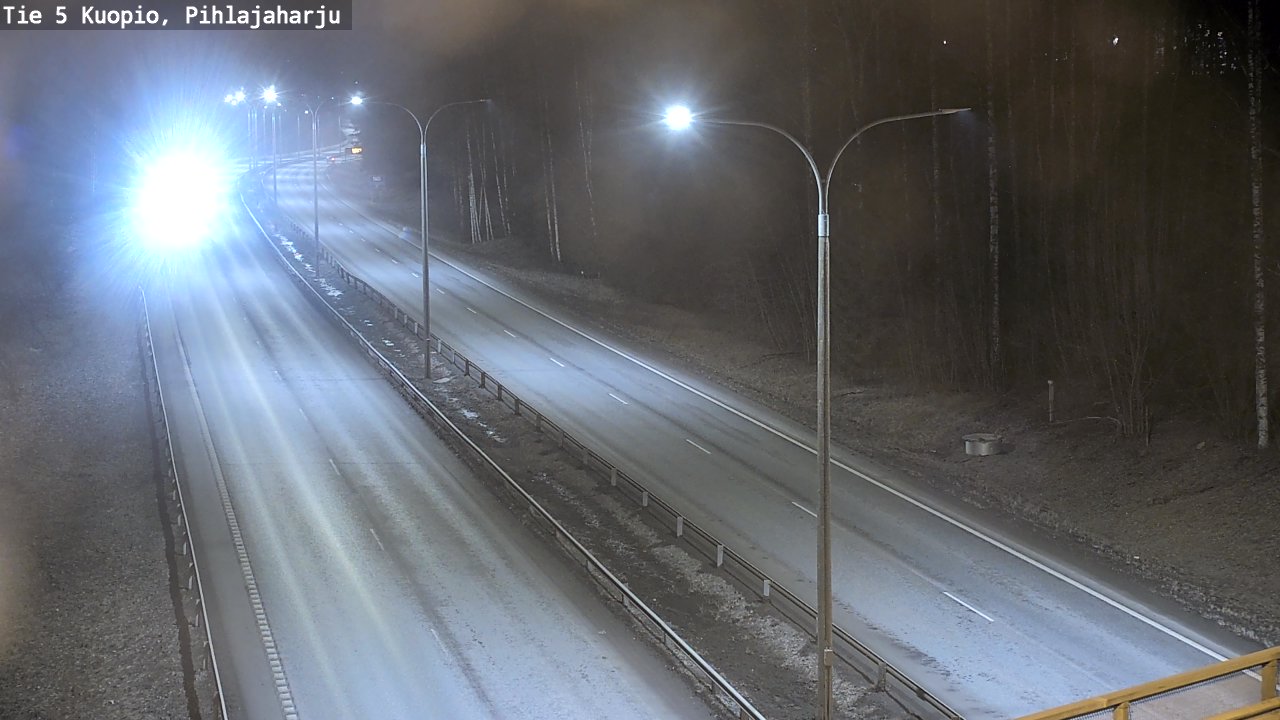 Kelikamerat Kuva Tie 5 Kuopio, Pihlajaharju, Kuopio, Pohjois-Savo