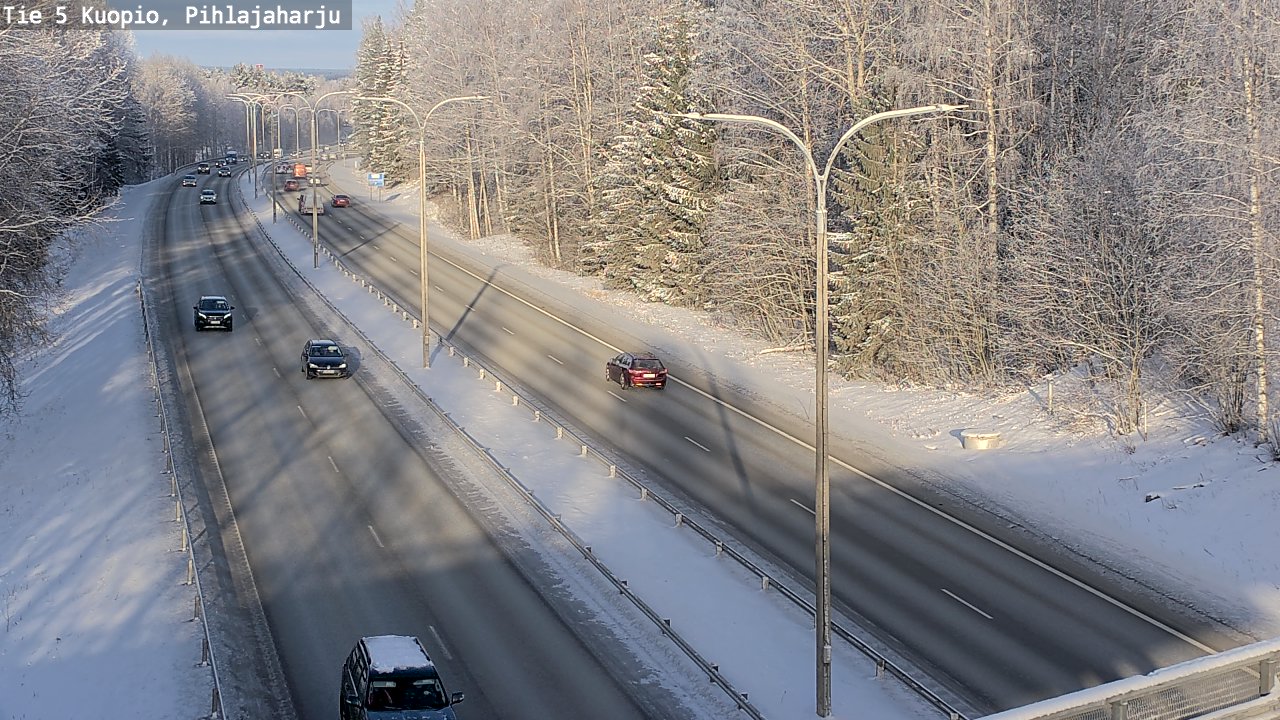 Kelikamerat Kuva Tie 5 Kuopio, Pihlajaharju, Kuopio, Pohjois-Savo