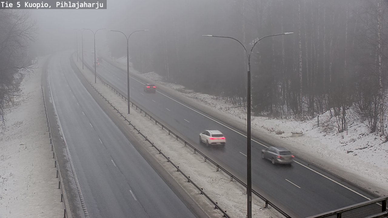 Weather Camera Image Road 5 Kuopio, Pihlajaharju, Kuopio, Pohjois-Savo