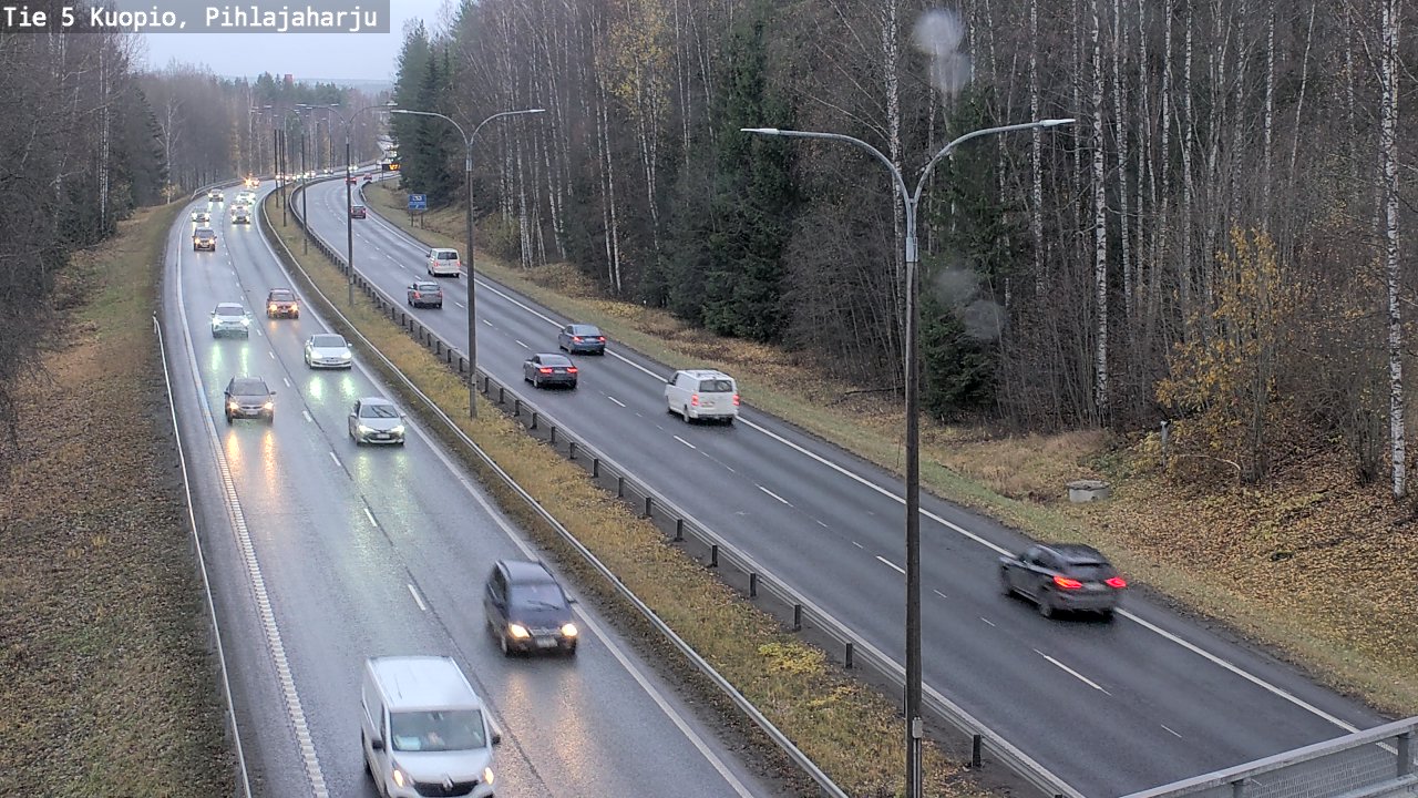 Weather Camera Image Väg 5 Kuopio, Pihlajaharju, Kuopio, Pohjois-Savo