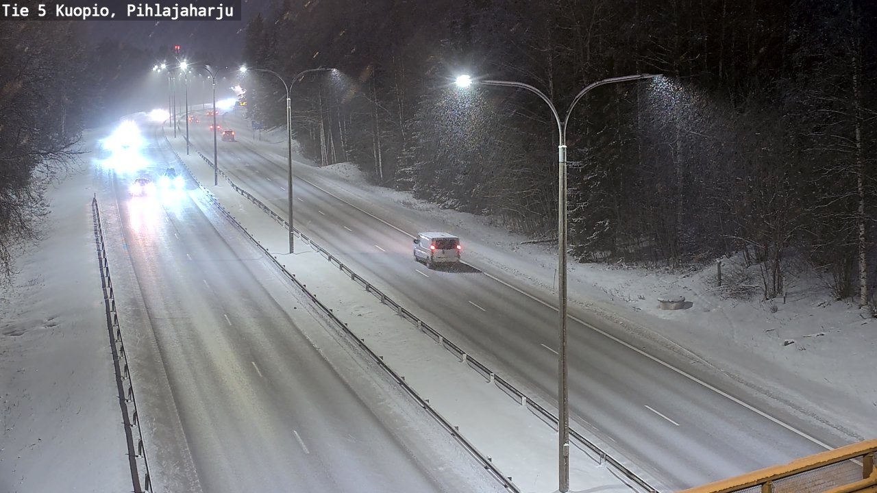 Kelikamerat Kuva Tie 5 Kuopio, Pihlajaharju, Kuopio, Pohjois-Savo