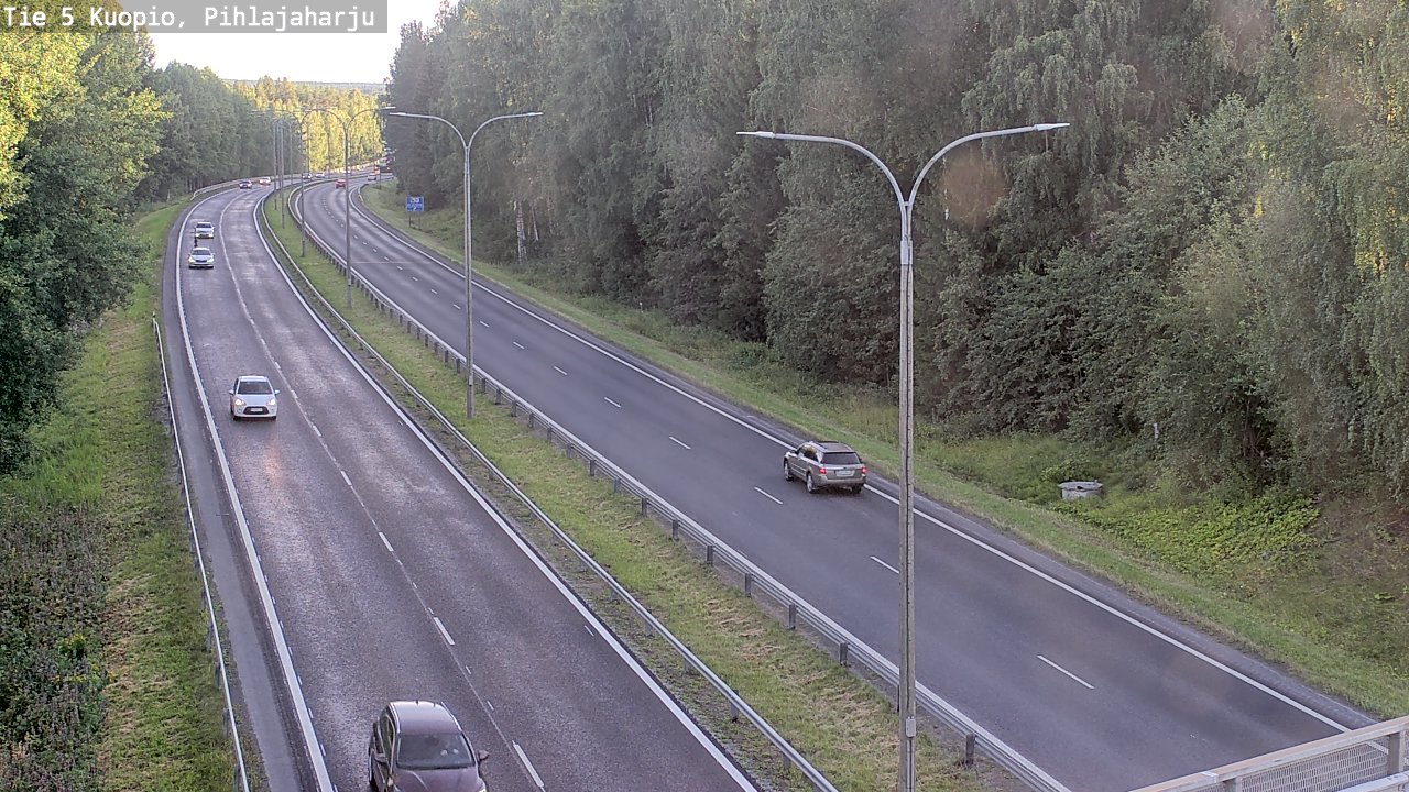 Weather Camera Image Väg 5 Kuopio, Pihlajaharju, Kuopio, Pohjois-Savo