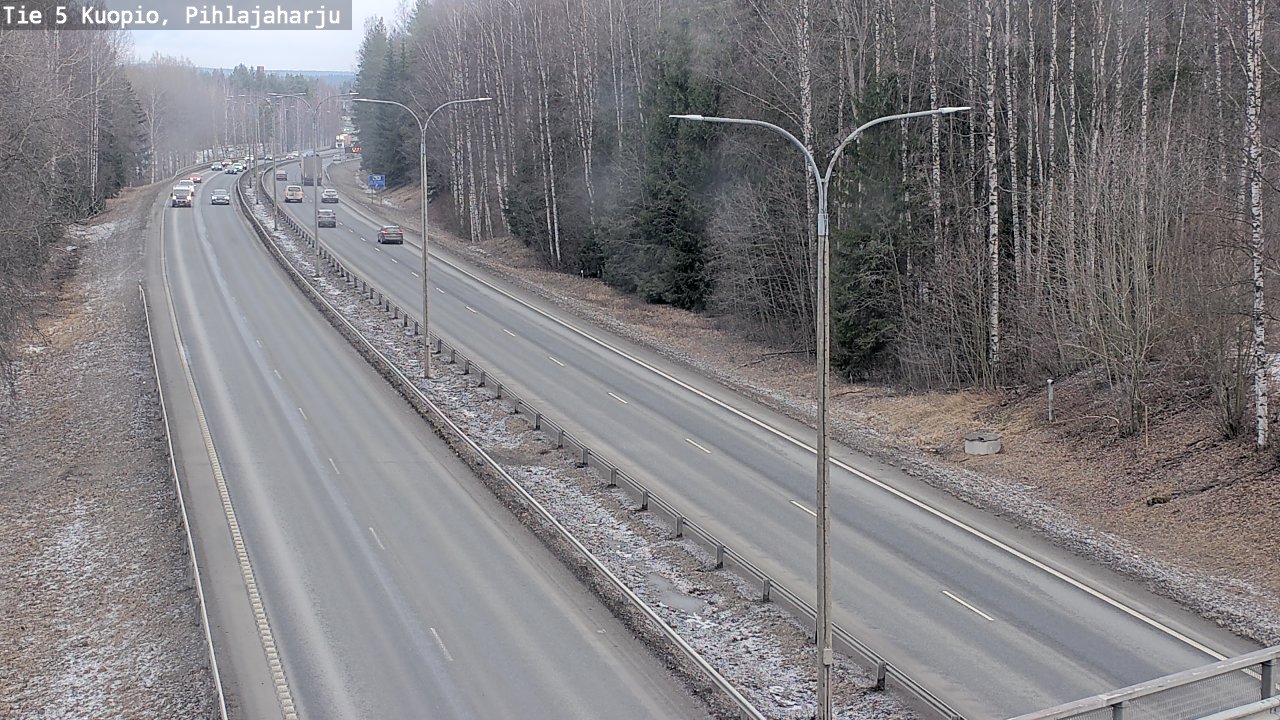 Kelikamerat Kuva Tie 5 Kuopio, Pihlajaharju, Kuopio, Pohjois-Savo