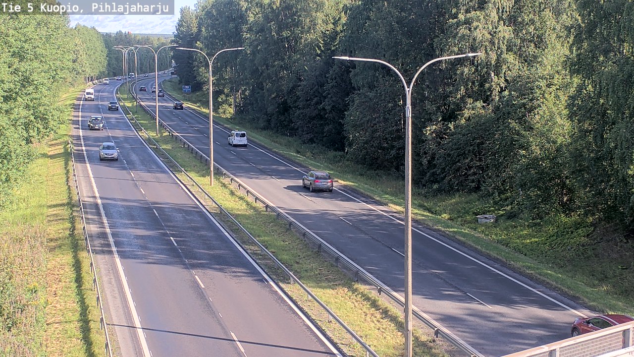 Kelikamerat Kuva Tie 5 Kuopio, Pihlajaharju, Kuopio, Pohjois-Savo