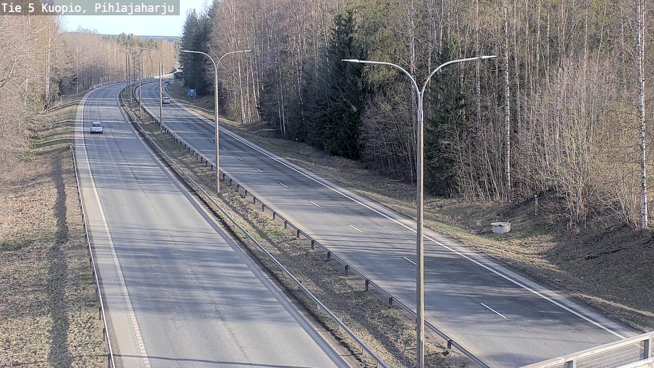 Kelikamerat Kuva Tie 5 Kuopio, Pihlajaharju, Kuopio, Pohjois-Savo