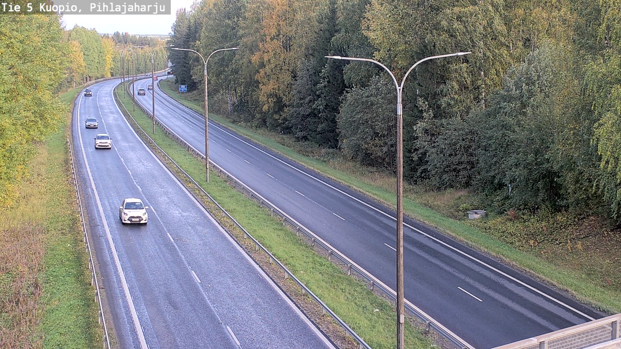 Weather Camera Image Road 5 Kuopio, Pihlajaharju, Kuopio, Pohjois-Savo