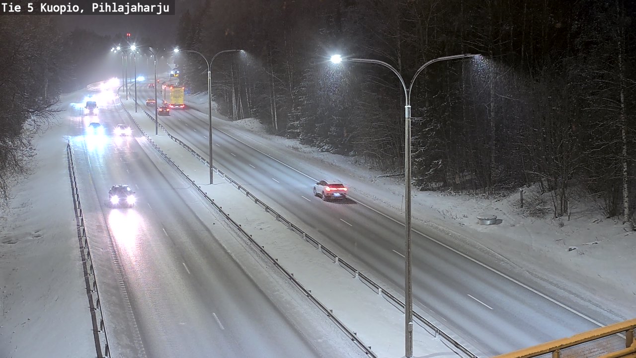 Kelikamerat Kuva Tie 5 Kuopio, Pihlajaharju, Kuopio, Pohjois-Savo