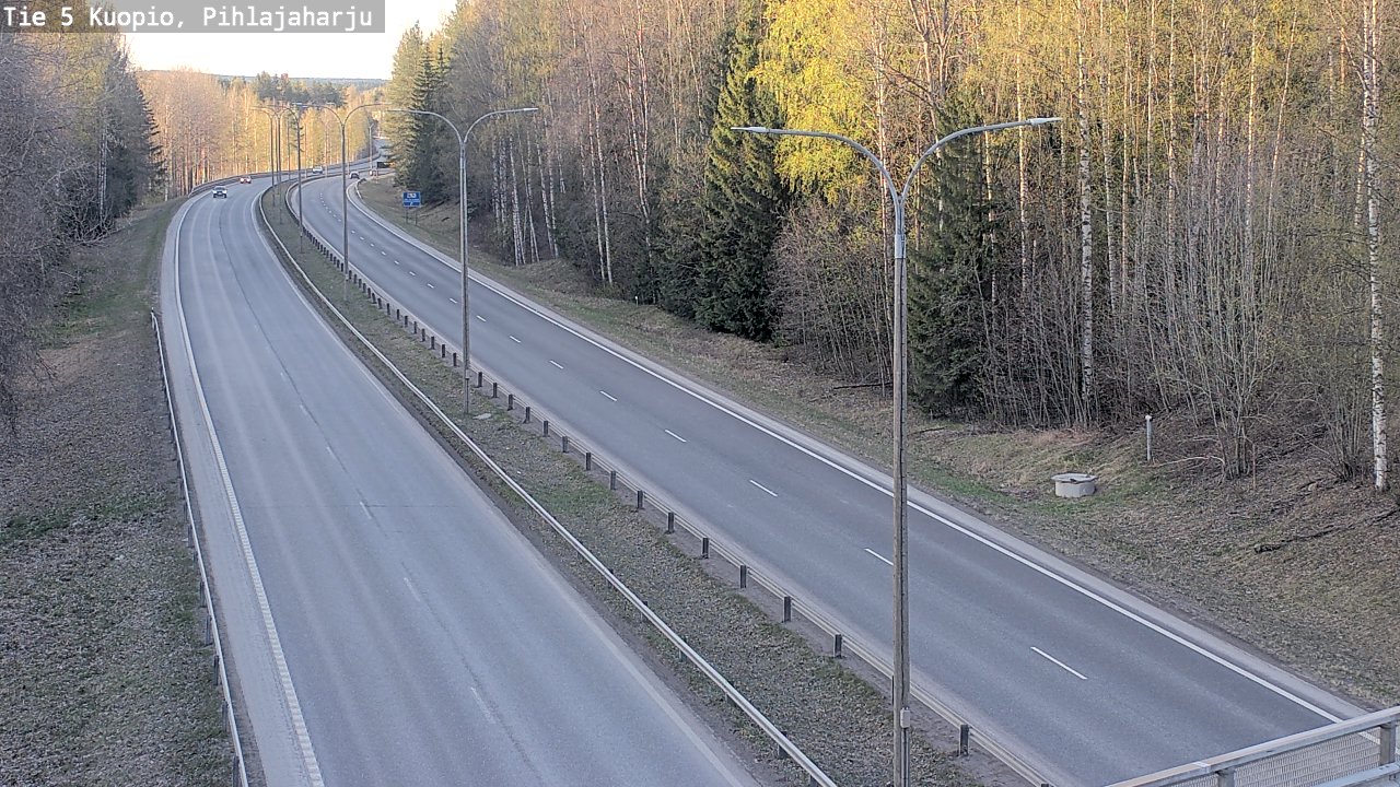 Kelikamerat Kuva Tie 5 Kuopio, Pihlajaharju, Kuopio, Pohjois-Savo