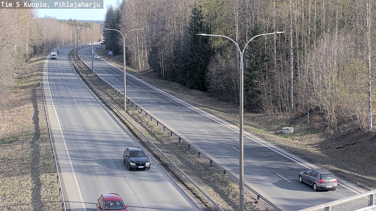 Kelikamerat Kuva Tie 5 Kuopio, Pihlajaharju, Kuopio, Pohjois-Savo