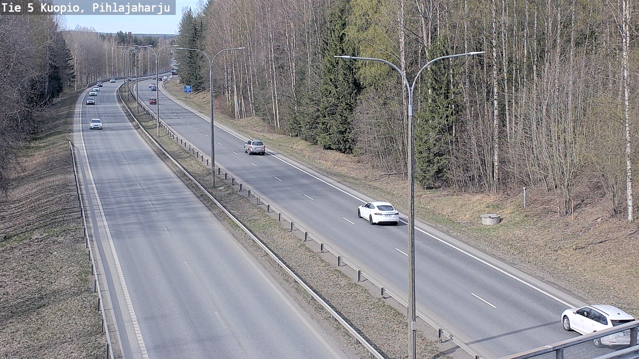 Kelikamerat Kuva Tie 5 Kuopio, Pihlajaharju, Kuopio, Pohjois-Savo