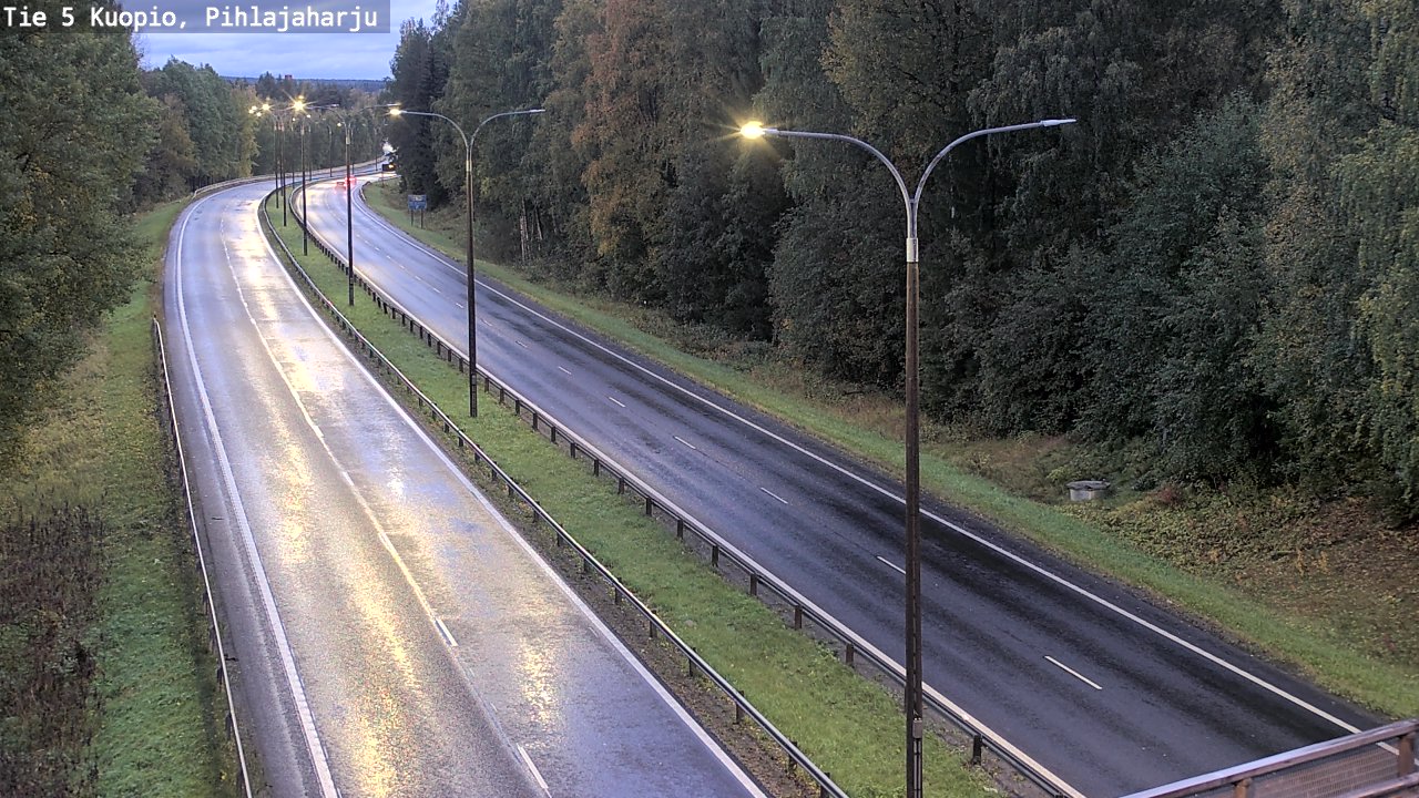 Kelikamerat Kuva Tie 5 Kuopio, Pihlajaharju, Kuopio, Pohjois-Savo