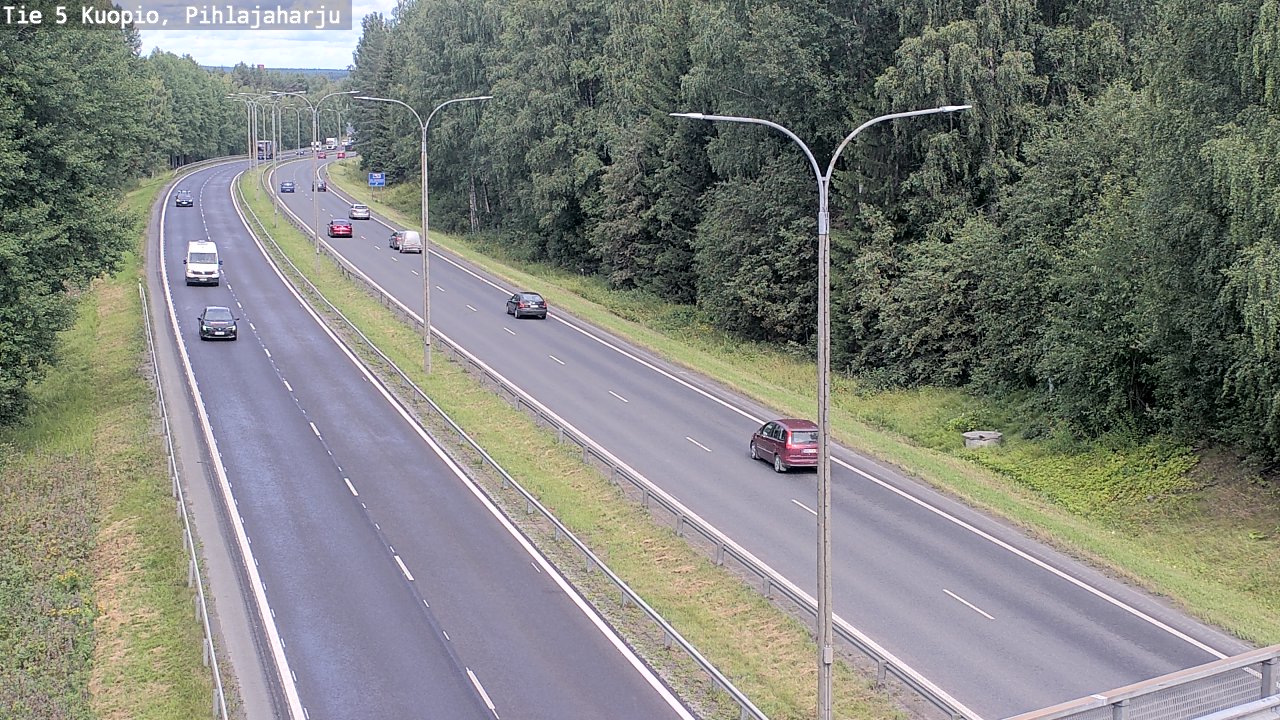 Weather Camera Image Väg 5 Kuopio, Pihlajaharju, Kuopio, Pohjois-Savo