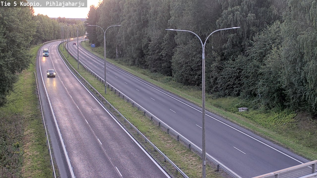 Kelikamerat Kuva Tie 5 Kuopio, Pihlajaharju, Kuopio, Pohjois-Savo