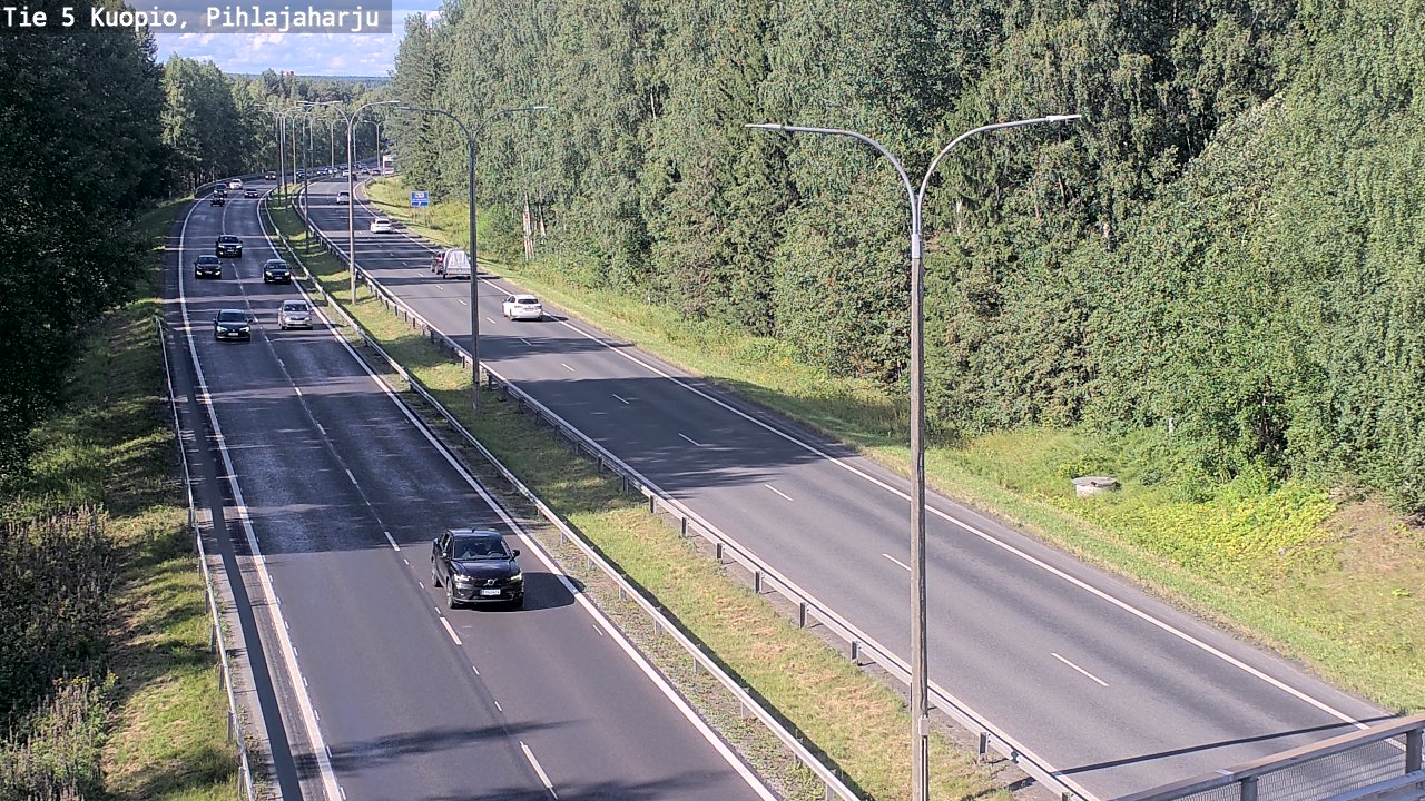 Kelikamerat Kuva Tie 5 Kuopio, Pihlajaharju, Kuopio, Pohjois-Savo