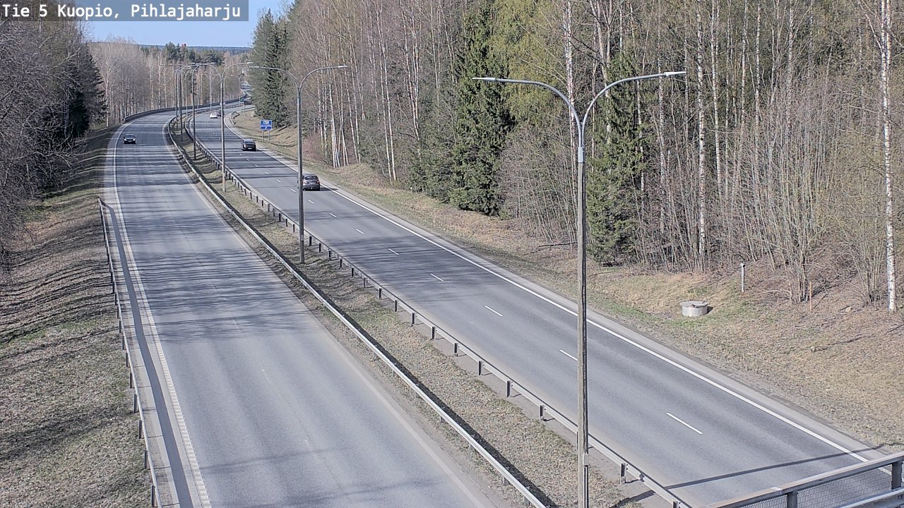 Kelikamerat Kuva Tie 5 Kuopio, Pihlajaharju, Kuopio, Pohjois-Savo