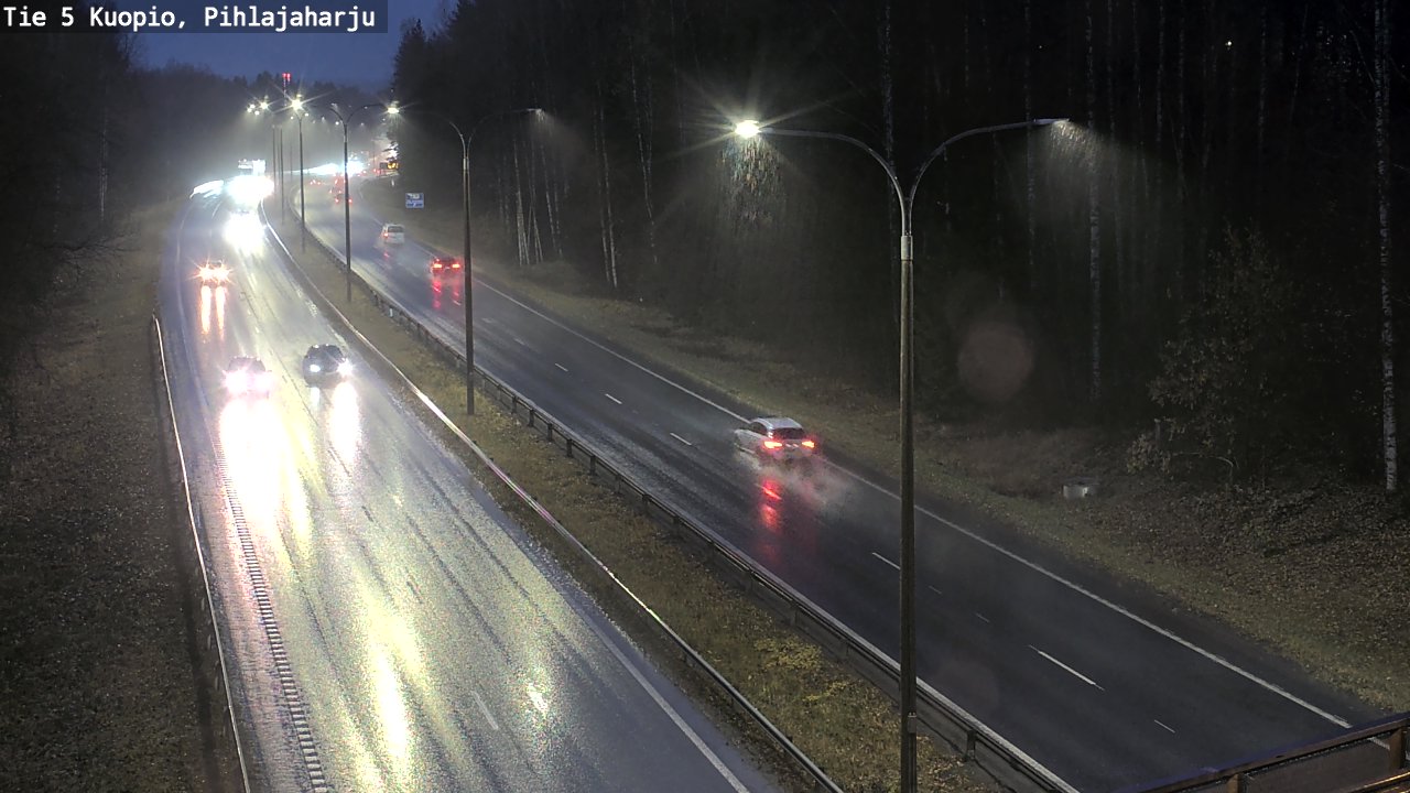 Weather Camera Image Väg 5 Kuopio, Pihlajaharju, Kuopio, Pohjois-Savo