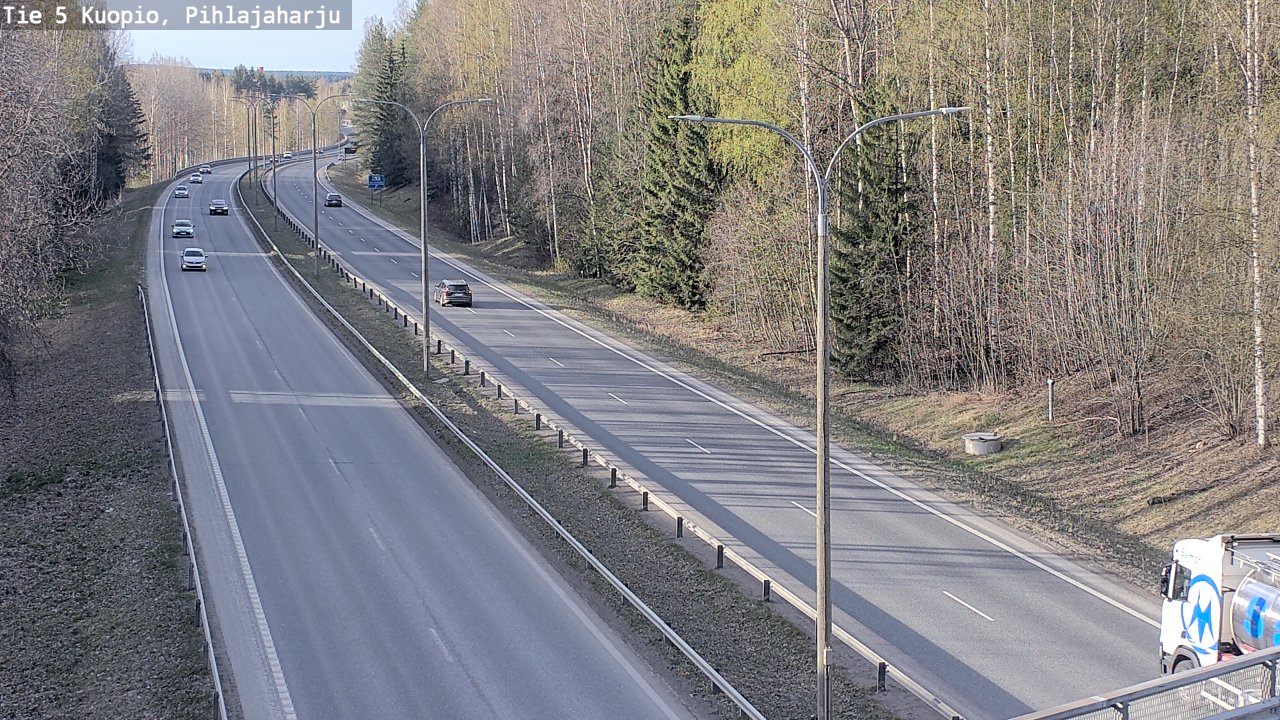 Kelikamerat Kuva Tie 5 Kuopio, Pihlajaharju, Kuopio, Pohjois-Savo